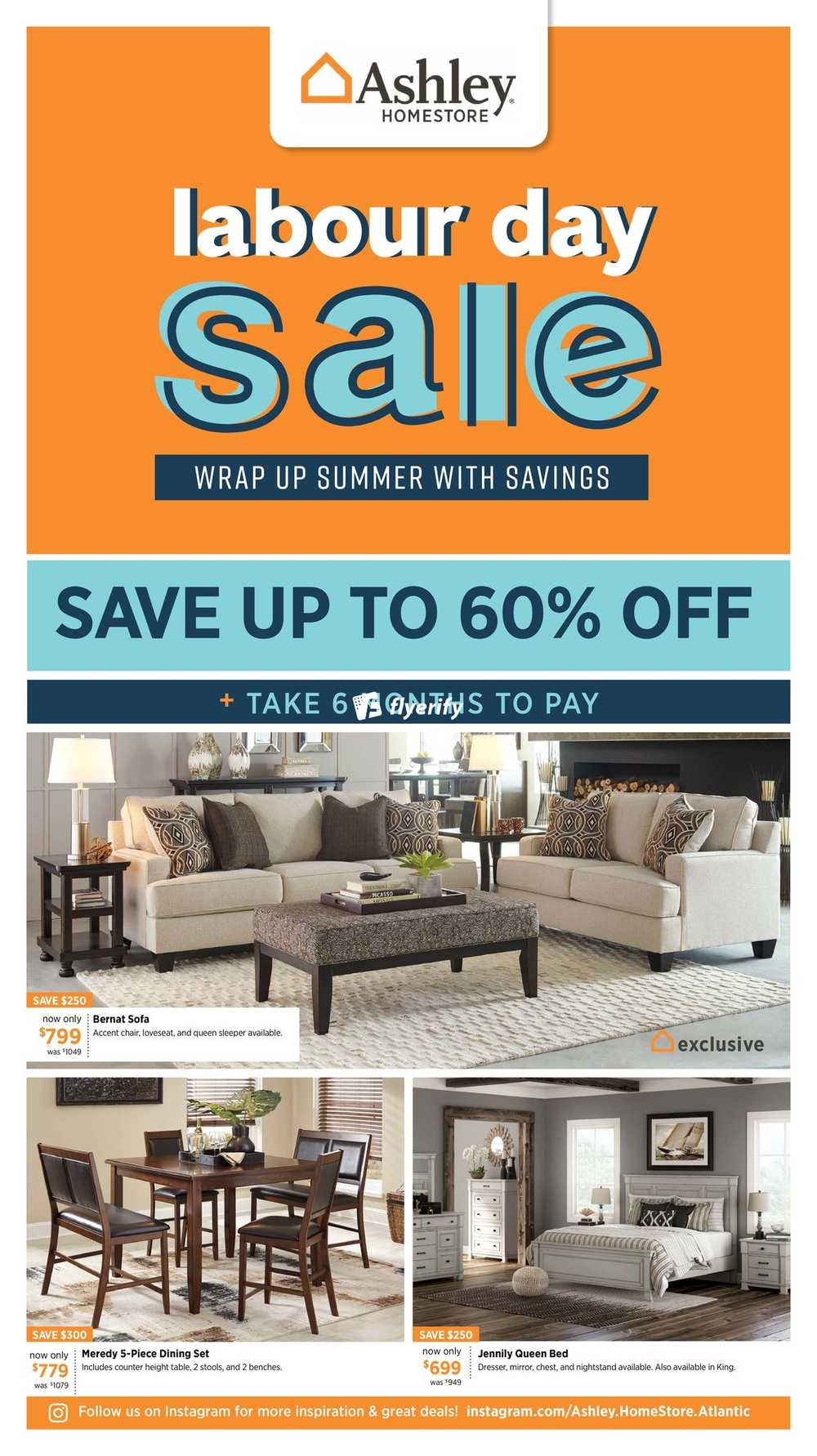 Ashley Homestore West Flyer August 22 To September 11 Canada