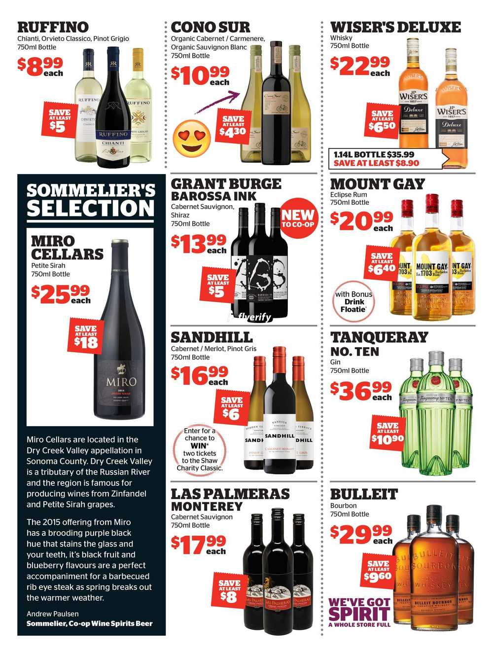 Calgary Co Op Wine Spirits Beer Flyer August 23 To 29 Canada