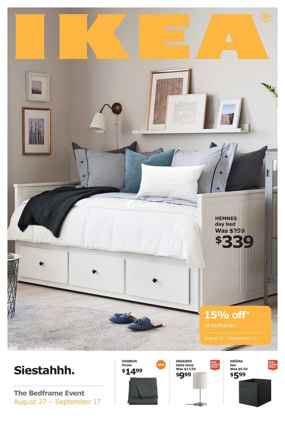 Ikea Canada The Bedframe Event Flyer August 27 To September